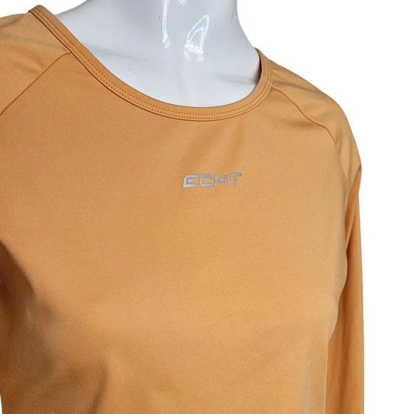 ECHT Women's Long Sleeve Crop Top Size Large Athletic Activewear - Picture 2 of 6